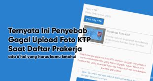 gagal upload foto ktp prakerja