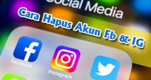 hapus akun fb dan IG