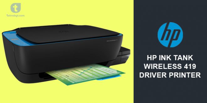 hp ink tank 419 driver printer