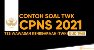 latihan contoh soal tes cpns twk uud 1945