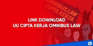 link download uu cipta kerja omnibus law