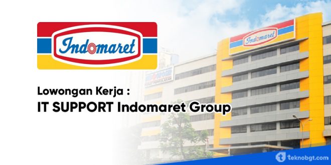 lowongan kerja IT Support Indomaret Group Jakarta