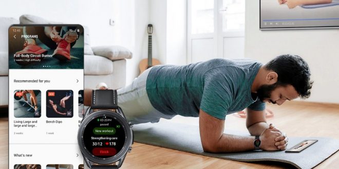 program cardio dari aplikasi samsung health