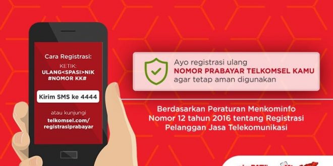 registrasi kartu telkomsel prabayar