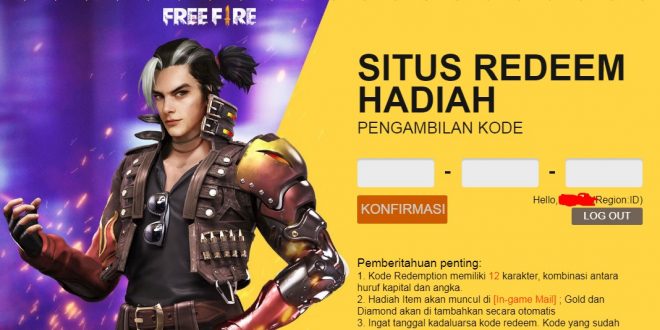 website kode redeem ff 12 januari 2021