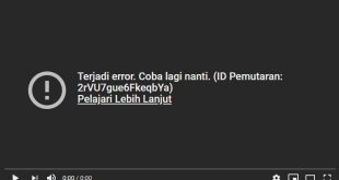 youtube eror tidak bisa putar video