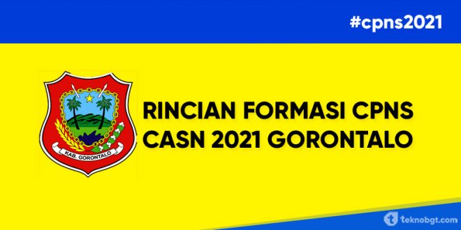 FORMASI CPNS ASN GORONTALO 2021