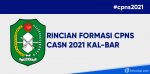 Formasi CPNS dan PPPK Kalimantan Barat 2021 PDF
