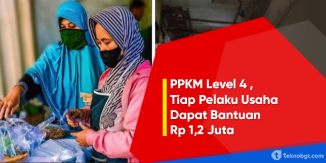 Tiap Pelaku Usaha Dapat Bantuan Rp1-2 Juta