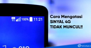 cara mengatasi sinyal 4G tidak muncul
