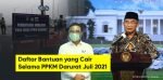 daftar bantuan yang cair di masa ppkm darurat