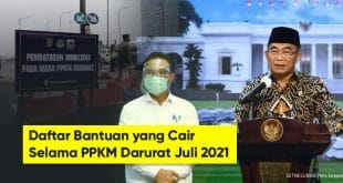 daftar bantuan yang cair di masa ppkm darurat