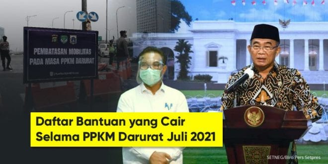 daftar bantuan yang cair di masa ppkm darurat