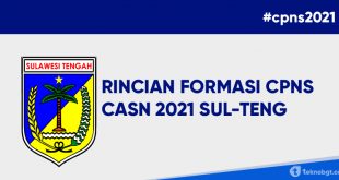 formasi cpns 2021 sulawesi tengah