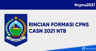 formasi cpns NTB 2021 pdf