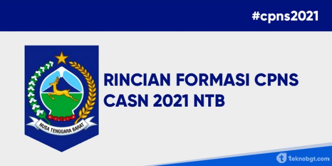 formasi cpns NTB 2021 pdf