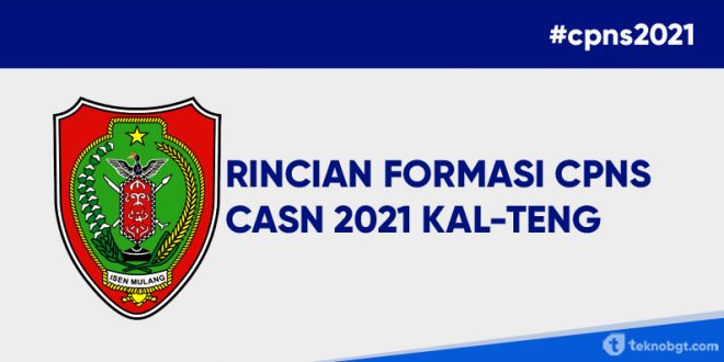 formasi cpns dan pppk kalimantan tengah 2021