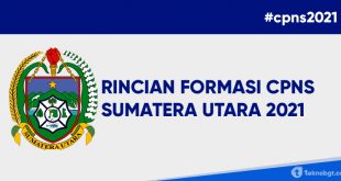 formasi cpns sumatera utara 2021