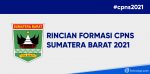 formasi cpsn sumatera barat 2021