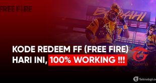 kode redeem ff free fire hari ini terbaru