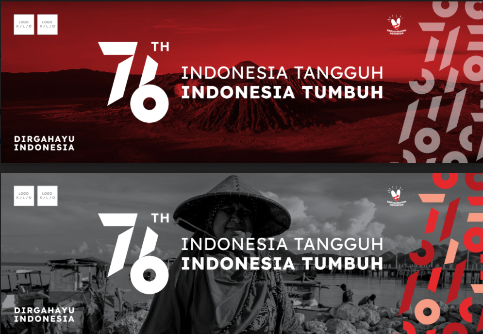 Spanduk HUT RI ke-76 2021 Dengan Foto