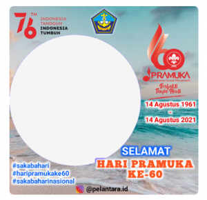 Twibbon Hari Pramuka 60 Tahun - SAKA BAHARI NASIONAL 10
