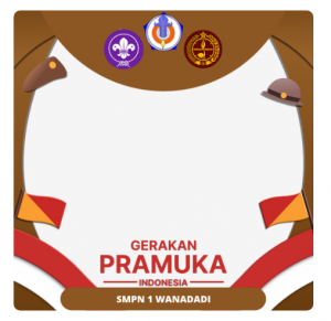 Twibbon hari pramuka SMPN1 Wanadadi 9