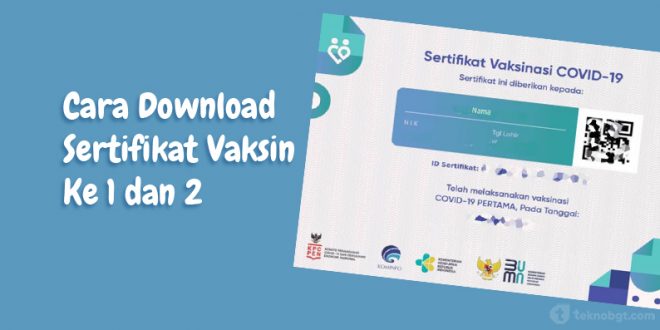 cara download sertifikat vaksin