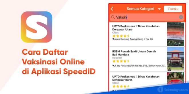daftar vaksinasi online di aplikasi speedID