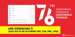 Link Download File Logo HUT RI Ke-76 Format PNG, CDR, AI dan JPEG