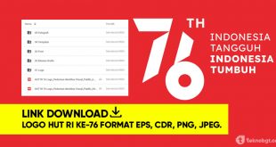 Link Download File Logo HUT RI Ke-76 Format PNG, CDR, AI dan JPEG