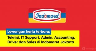 lowongan kerja terbaru indomaret jakarta