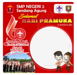 twibbon hari pramuka SMP Negeri 2 Sendang Agung 5