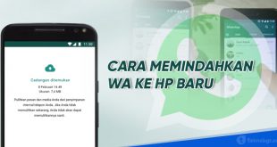 cara memindah wa ke hp baru