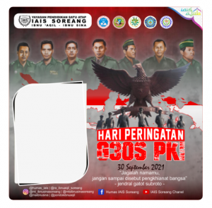 twibbon G30S PKI IAIS Soreang by Darris Yuspratama