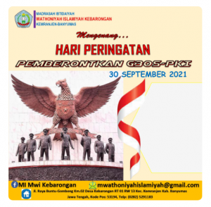 twibbon G30S PKI MI MWI kebarongan