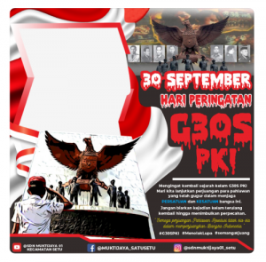 twibbon G30S PKI SD muktijaya