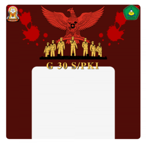 twibbon G30S PKI by Alissa Anggraini