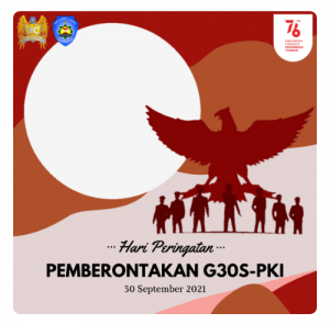 twibbon G30S PKI by Dhoni abdul