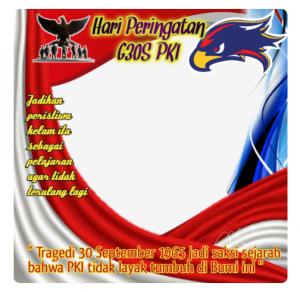twibbon hari peringatan G30S PKI