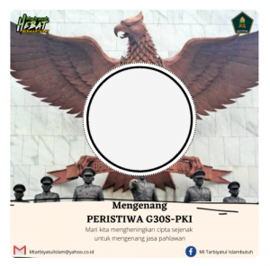 twibbon hari peringatan G30S PKI yantifa MI Tarbiyatul ISlam