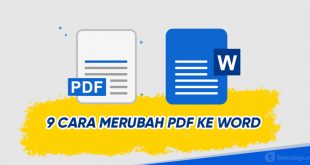 cara merubah file pdf ke word