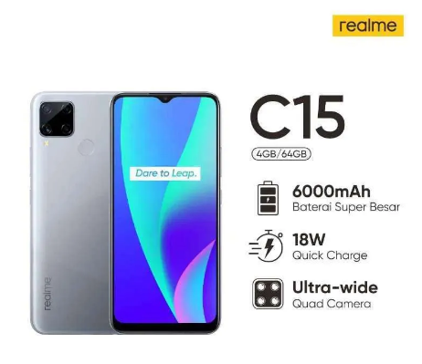 harga bekas realme c15 2021