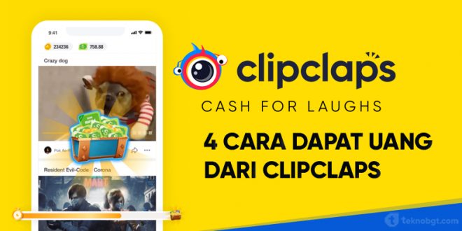 4 cara dapat uang dari clipclaps
