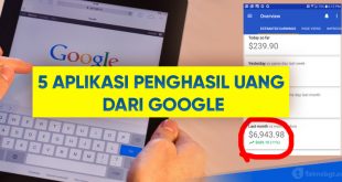 5 aplikasi penghasil uang dari google