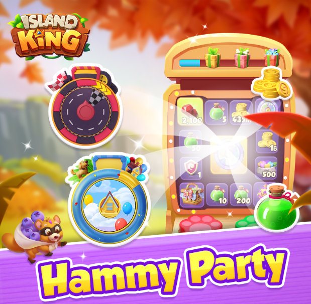 Hammy Party island King app