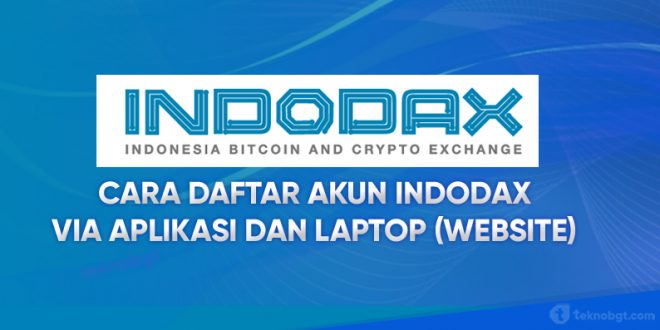 cara daftar akun indodax