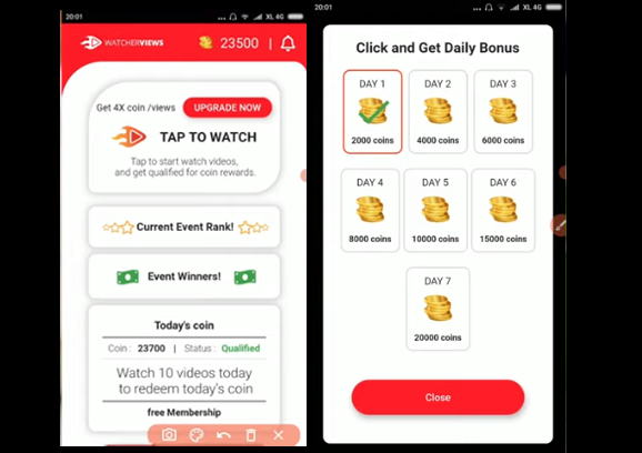 cara dapat uang dari apk watcherviews