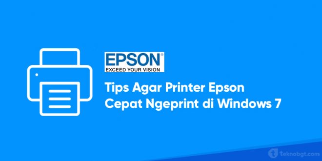 agar printer epson cepat ngeprint