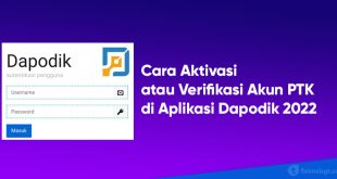 cara aktivasi dan verifikasi akun PTK dapodik 2022